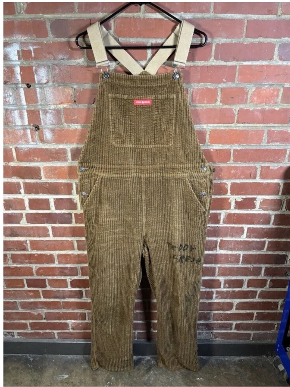 Teddy Fresh Corduroy Overall Brown